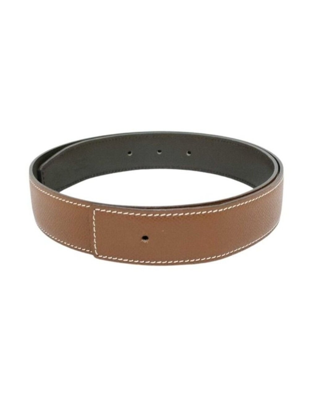 Hermes Belt Constance Brown Leather